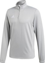 adidas Core 18 Training Top  Sportshirt performance - Maat S  - Mannen - grijs