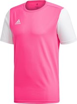 adidas Estro 19  Sportshirt - Maat XL  - Mannen - roze/wit