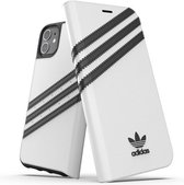 adidas Booklet Case PU kunstleer logo hoesje voor iPhone 11 - wit