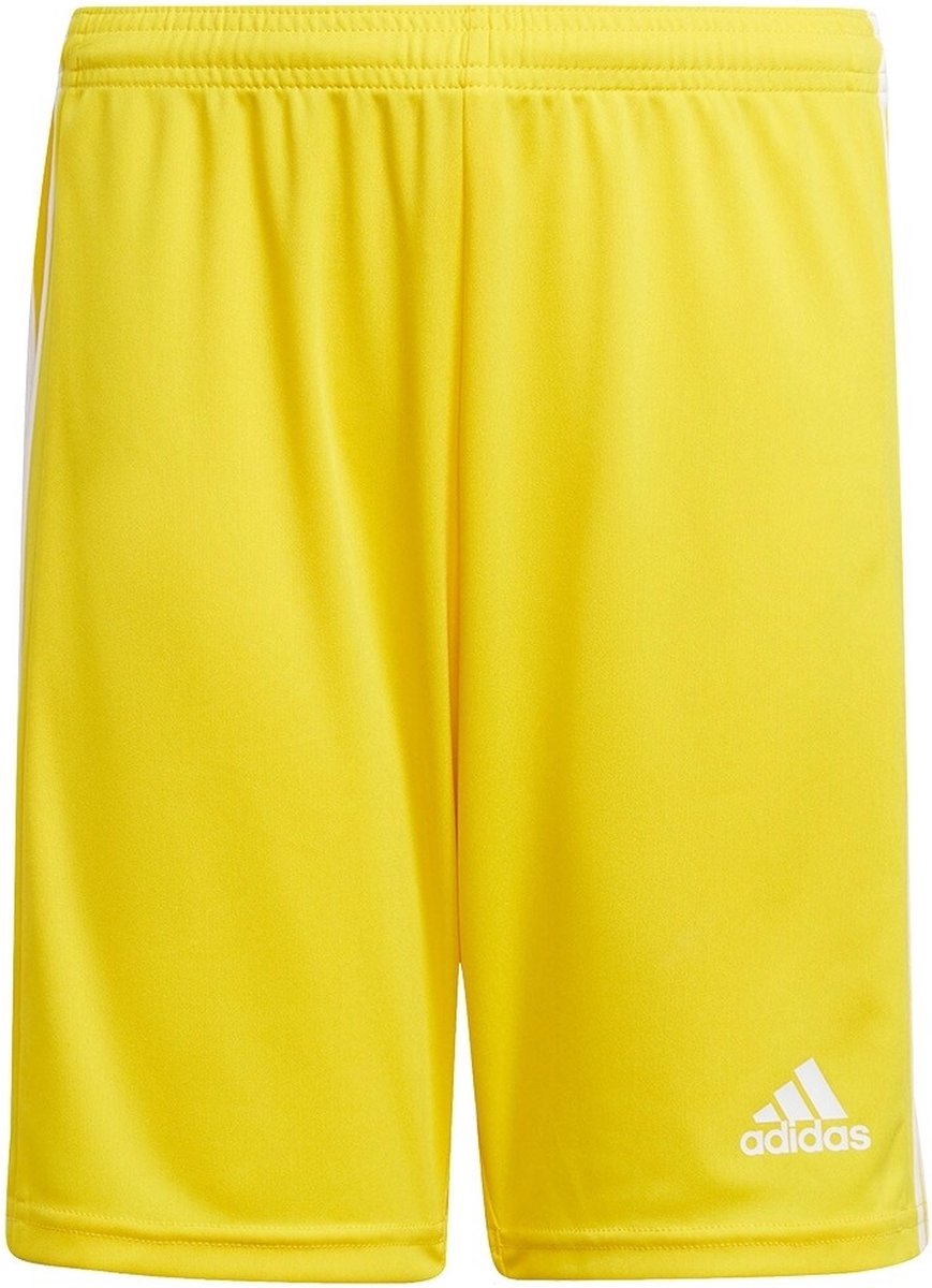 Adidas Squadra 21 Short Kinderen - Geel / Wit | Maat: 128