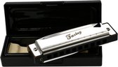 Fazley MHM-02-D 10-gaats D diatonische mondharmonica