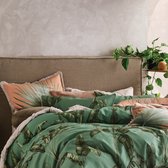 Linen House Livia - 2 Kussenslopen - 50x75cm - Pillowcases - Groen - 100% Katoen