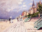 Claude Monet - The Boardwalk at Trouville (1870)