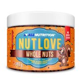 NUTLOVE   whole nuts ALMONDS IN DARK CHOCOLATE WITH RASPBERRY POWDER