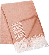 Trendy Visgraat Plaid 130 x 170 Cm Roest