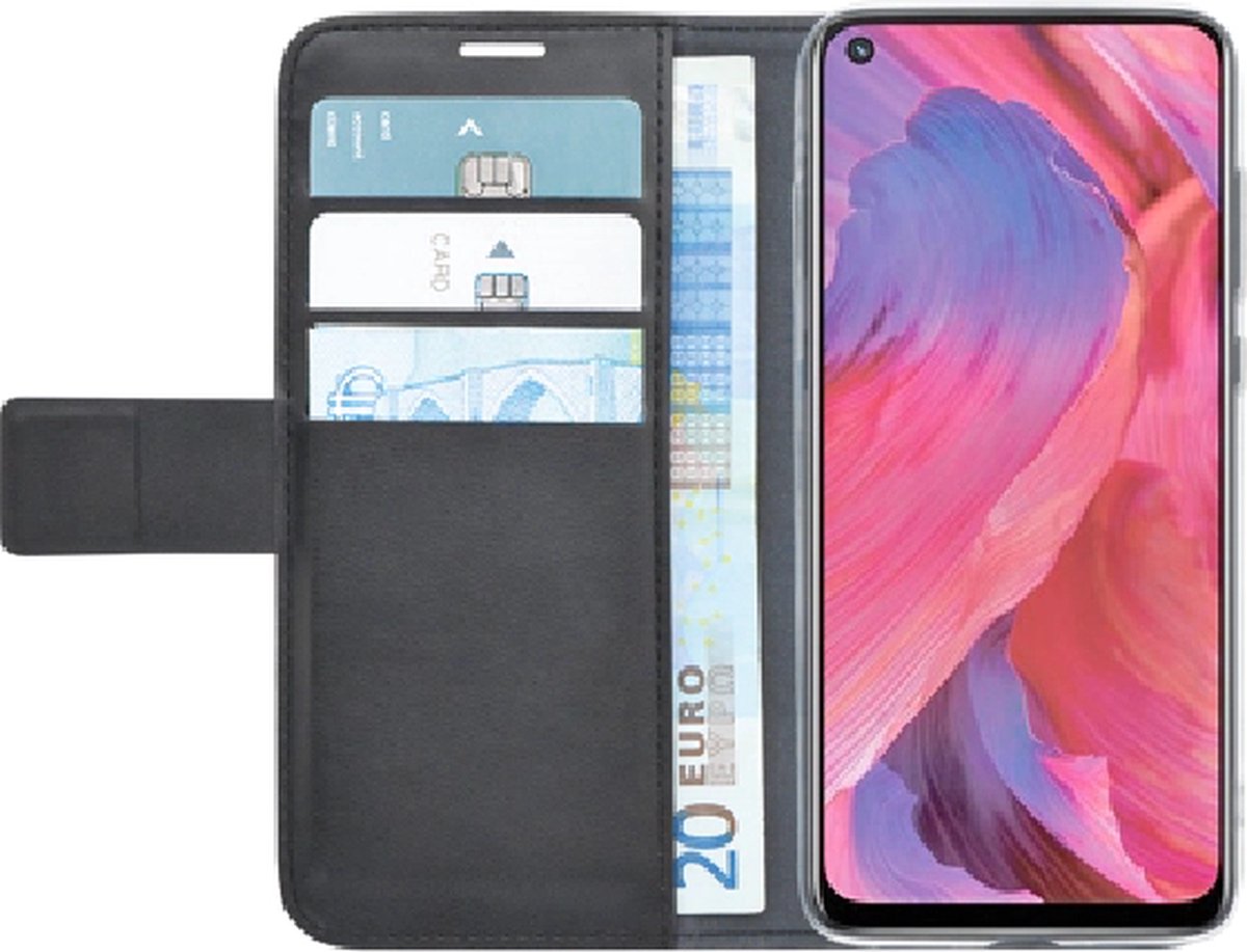 Azuri walletcase -Zwart - voor Oppo A54/A74 (5G)