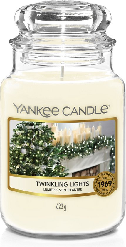 Yankee Candle Large Jar Geurkaars - Twinkling Lights
