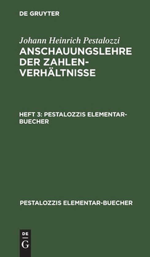 Pestalozzis Elementar-Buecher- Johann Heinrich Pestalozzi: A ... - cover