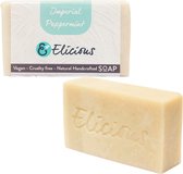 Elicious handgemaakte zeep - Keizerlijke Pepermunt - zuiverend - 100 gram