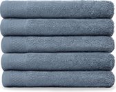 Nina Hotelkwaliteit badhanddoeken [5-stuks] 70 x 140 Denim