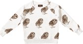 Snurk - Truien voor kinderen - Night Owl Sweater - Wit  - Maat 56EU