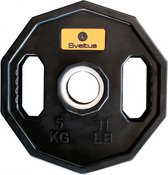 sveltus-halterschijf-olympisch-5-kg-staal-rubber