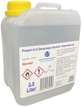 Isopropanol - Isopropyl - Alcohol - IPA - 99,9% zuiver - 2,5 Liter Cannister