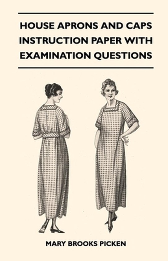 House Aprons And Caps - Instruction Paper With Examination Q ... - cover
