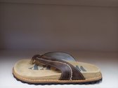 WOLKY Da Luzia teenslipper - Bruin - maat 40