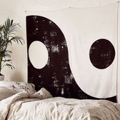 Wellness-House | Zen Wandkleed Yin Yang | Wandversiering | Yin Yang | Balans | Zen | Wanddoek | Meditatiekleed | Omslagdoek