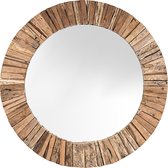Livingfurn - Spiegels Dakota Mirror - 40x40x4 - Riverwood