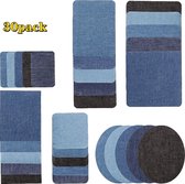 Jeans Patch Series - 30 delige set -stof & strijk applicatie