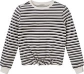 TOM TAILOR striped knotted sweatshirt Meisjes Trui - Maat 128