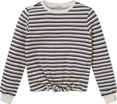 TOM TAILOR striped knotted sweatshirt Meisjes Trui - Maat 140