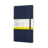 Moleskine Classic Notitieboek - Large - Softcover - Geruit - Saffier Blauw
