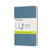 Moleskine Cahier Journals - Pocket - Blanco - Blauw - set van 3