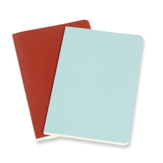 Moleskine Volant Journals Pocket Gelinieerd Oranje/Blauw bol