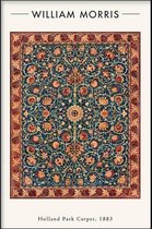 Walljar - William Morris - Holland Park Carpet - Muurdecoratie - Plexiglas schilderij