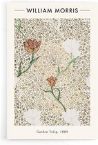 Walljar - William Morris - Garden Tulip - Muurdecoratie - Poster