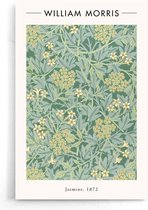 Walljar - William Morris - Jasmine II - Muurdecoratie - Poster