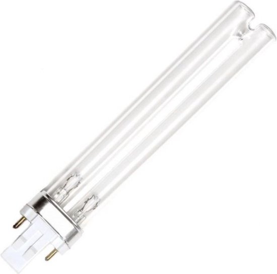 Pl Lamp 9 Watt Aquaforte/ Xclear met 2 bol