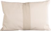 Lucy’s Living Luxe sierkussen GRETA Ivory – D45 H45 cm - polyester - wonen - interieur – woonaccessoires - kussens