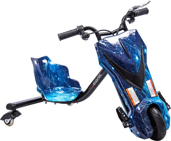 Elektrische Drift Trike Kart 250W 36V Sky Blauw | bol.com