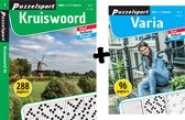 Puzzelsport - Puzzelboekenpakket - Kruiswoord 2-3* 288p +  Varia 2* 96p