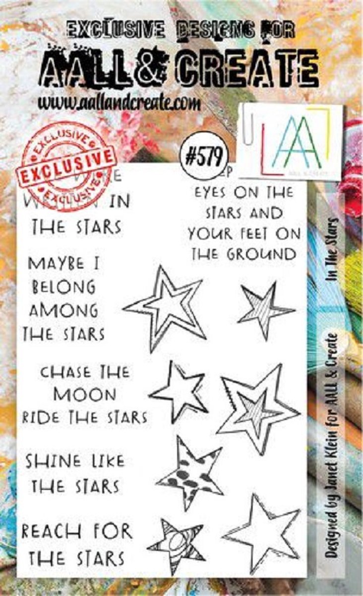 AALL & Create Stamp In the Stars AALL-TP-579 15x10cm