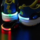 LED Schoen clip - LED Shoe clip - Rainbow