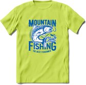 Fishing - Vissen T-Shirt | Grappig Verjaardag Vis Hobby Cadeau Shirt | Dames - Heren - Unisex | Tshirt Hengelsport Kleding Kado - Groen - S