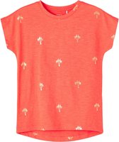 Name it t-shirt meisjes - oranje -NKFdanushia - maat 122/128