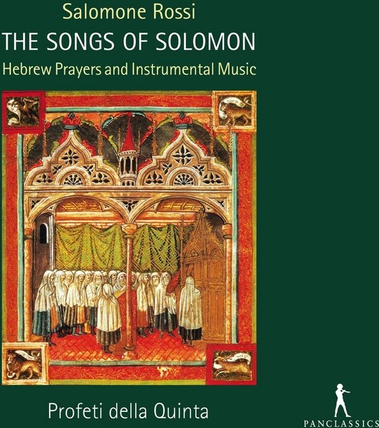 Profeti Della Quinta, Ensemble Muscadin - Rossi: The Songs Of Solomon - Hebrew Prayers And Instrumental Music (CD)