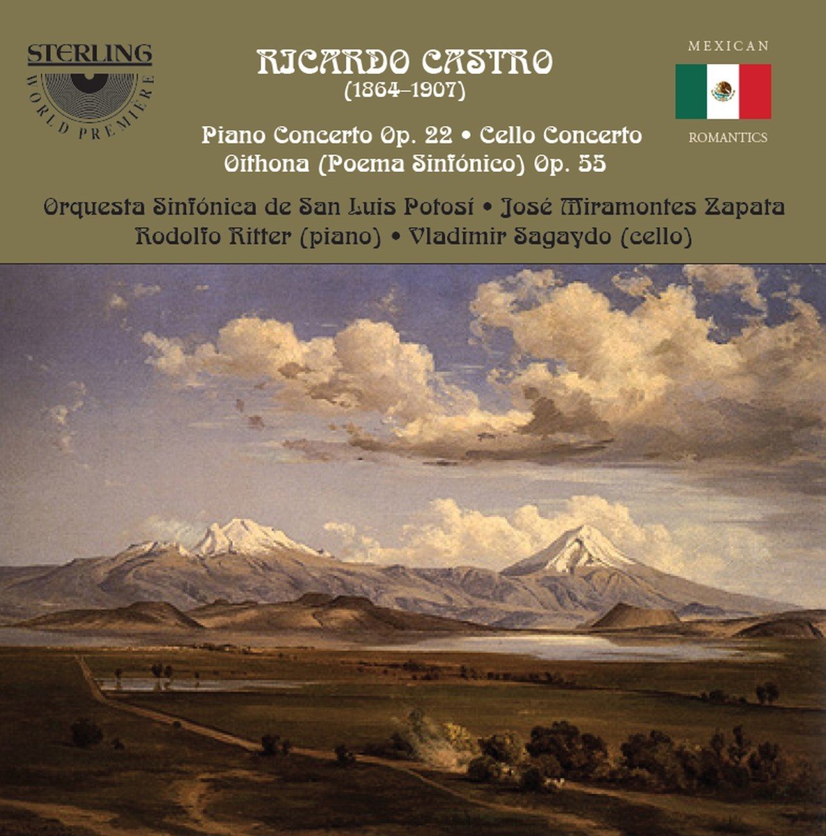 Orquestra Sinfónica de San Luis Potosi - Castro: Piano Concerto Op 22 (CD)