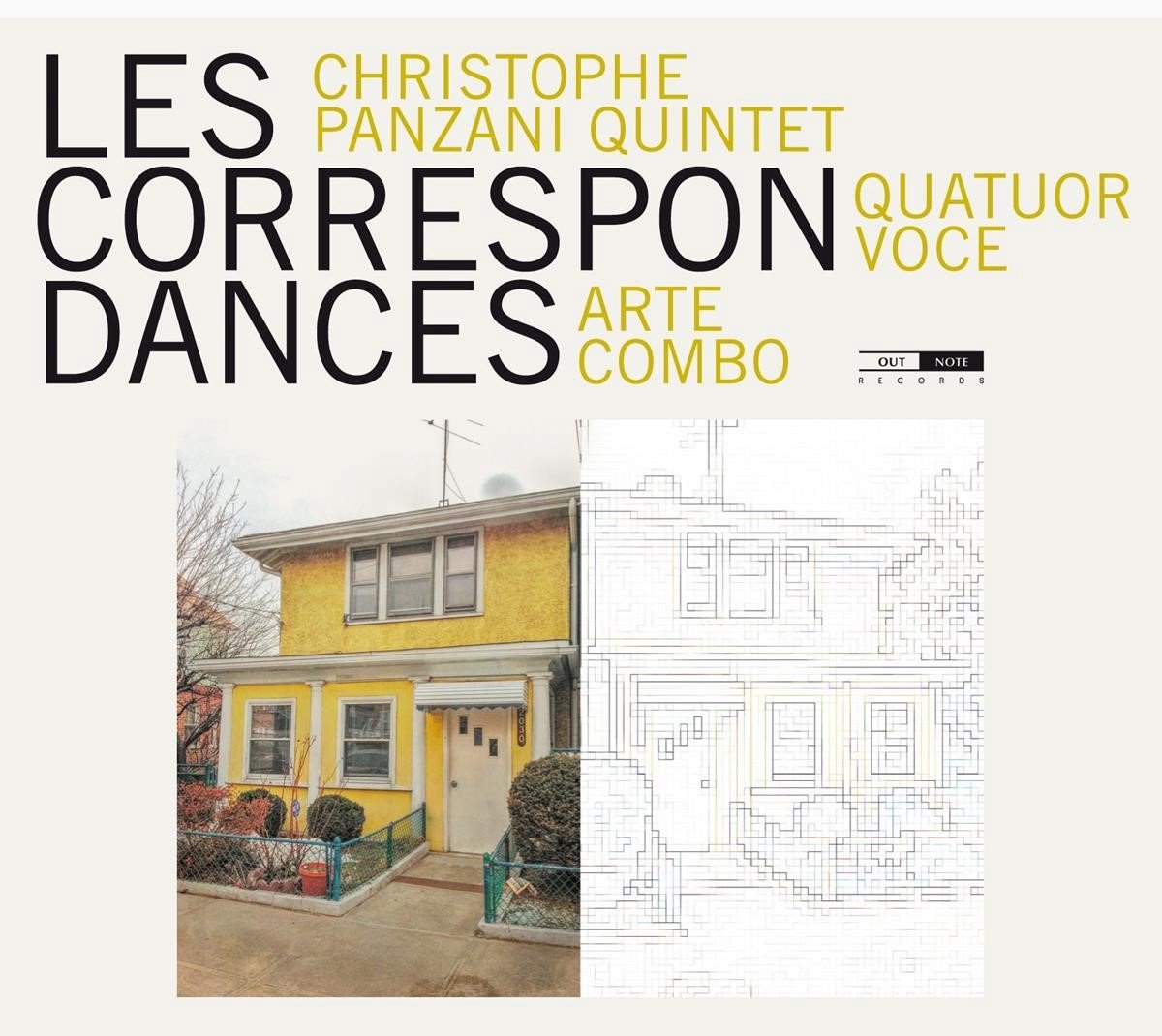 Christophe Panzani Quintet, Quatuor Voce, ArteCombo - Les Correspondances (CD)