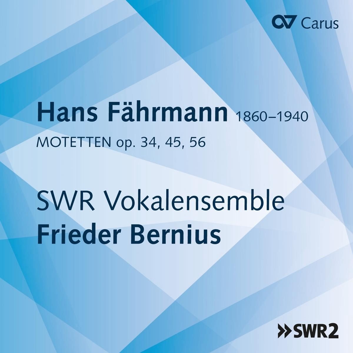 SWR Vokalensemble Stuttgart, Frieder Bernius - Motetten Op. 34, 45, 56 (CD)
