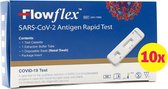 Flowflex Zelftest corona - Sneltest Covid - Flowflex - 10 stuks - Per stuk verpakt - CE Keurmerk - NL bijsluiter