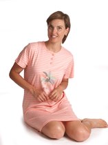 Cocodream dames nachthemd korte mouw | MAAT L | Aloha | zalm