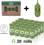 Hondenpoepzak met Lavendel Geur - 20stuks -ECO-friendly