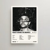 The Weeknd Poster - Beauty Behind the Madness Album Cover Poster - The Weeknd LP - A3 - The Weeknd Merch - Muziek