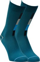 Hobby - Sokken - 2-pack - Egyptisch katoen - Blauw - 3066 - Schoenmaat: 40-45