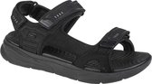 Skechers Relone Senco 66067-BBK, Mannen, Zwart, Sandalen, maat: 41,5