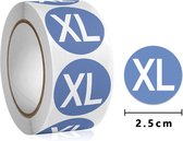 500 maat stickers - Maat XL - Kleding stickers