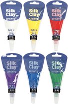 Silk Clay Creamy 6 X 35 ml, Kleuren Assorti